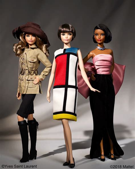 barbie veste yves saint laurent|Mattel Saint Laurent Barbie Fashion Doll .